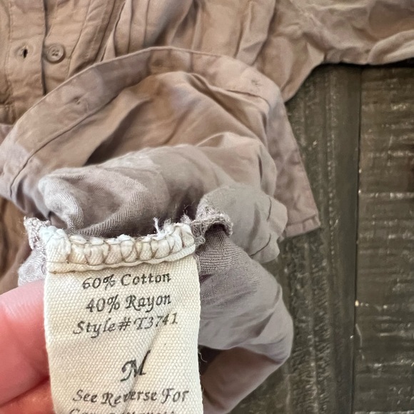 Anthropologie Taupe Tunic - Picture 5 of 7